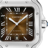 Cartier Santos de Cartier WSSA0064 Graduated Brown Dial Steel Large 39.8mm