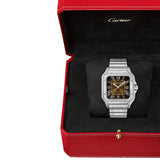 Cartier Santos de Cartier WSSA0064 Graduated Brown Dial Steel Large 39.8mm