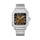 Cartier Santos de Cartier WSSA0064 Graduated Brown Dial Steel Large 39.8mm