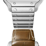Cartier Santos de Cartier Medium WSSA0065 Gradated Brown Dial Stainless Steel