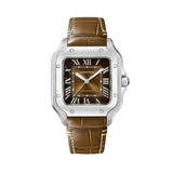 Cartier Santos de Cartier Medium WSSA0065 Gradated Brown Dial Stainless Steel