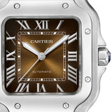 Cartier Santos de Cartier Medium WSSA0065 Gradated Brown Dial Stainless Steel