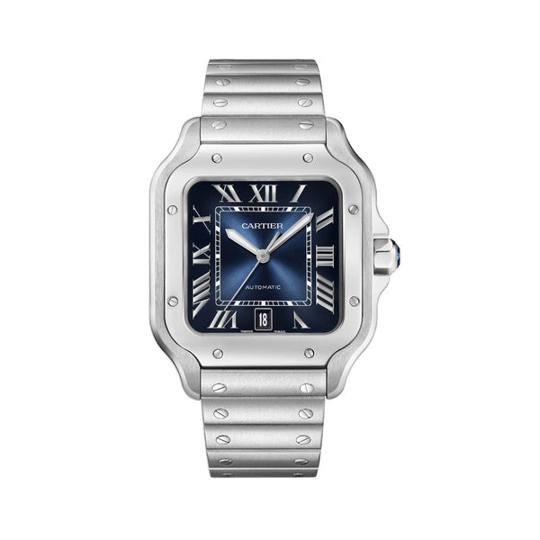 Cartier Santos de Cartier WSSA0071 Large 39.8mm Graduated Blue Dial