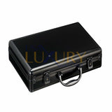 Aluminum Briefcase Watch Storage Case for 10 Watches in Classic Black