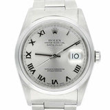 Rolex Datejust 16200 36mm Silver Dial Stainless Steel Oyster Bracelet Watch