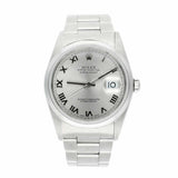 Rolex Datejust 16200 36mm Silver Dial Stainless Steel Oyster Bracelet Watch