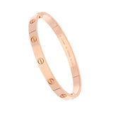 Cartier LOVE Bracelet 18k Rose Gold Size 18 with Box and Papers (2022)