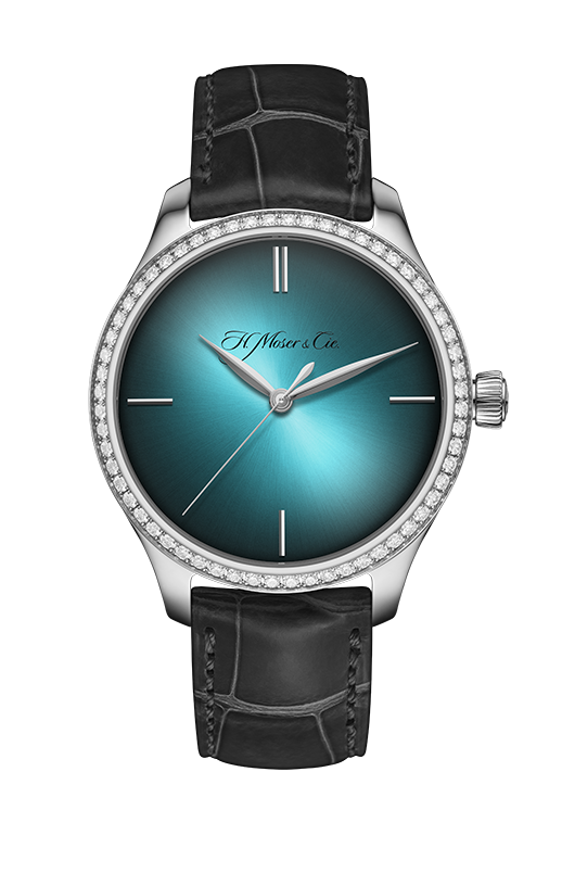 H. Moser & Cie. Endeavour Centre Seconds Diamonds Purity Stainless Steel Ref. 1200-1207