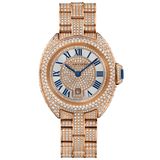 Cartier Clé de Cartier 31mm 18k Rose Gold Diamond Watch HPI01039