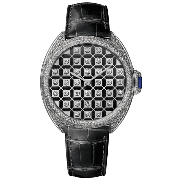 Cartier Clé de Cartier Serti Vibrant HPI01125 40mm 18k White Gold Diamond Watch