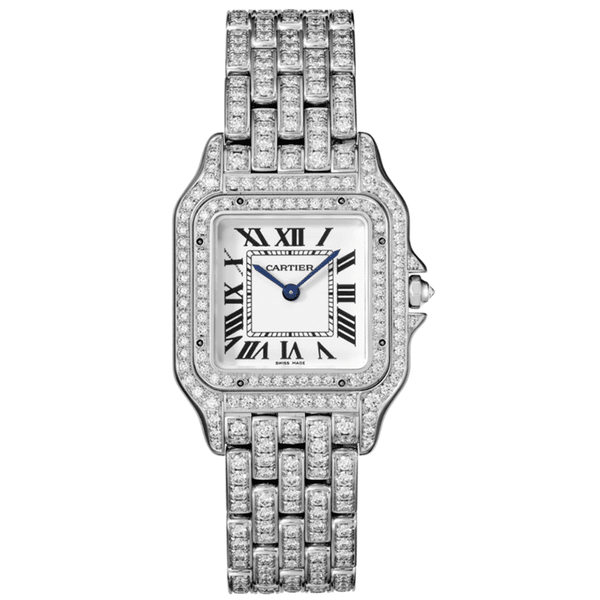 Panthère de Cartier Watch 30 MM 18k White Gold HPI01129