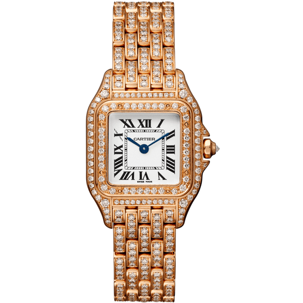 Cartier Panthère de Cartier Small Model 30mm Rose Gold Diamond Watch HPI01131