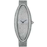 Cartier Baignoire Allongée Watch HPI01307 52mm 18k White Gold