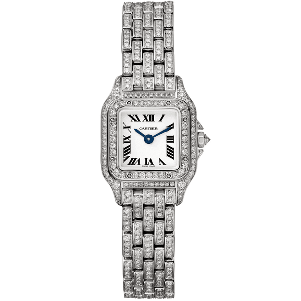 Panthère de Cartier Watch Mini Model HPI01325 25mm White Gold