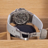 Hublot Techframe Ferrari Tourbillon Chronograph 408.JW.0123.RX 45mm White Gold