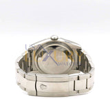 Rolex Datejust 116244 36mm Silver Floral Dial Diamond Bezel Stainless Steel Oyster Bracelet
