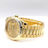 Rolex Day-Date 40 Ref. 228238-0003 Champagne Roman Dial 18k Yellow Gold
