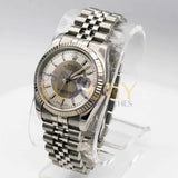 Rolex Datejust 116234 Stainless Steel and 18k White Gold Jubilee 36mm Gray Tuxedo Dial