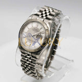 Rolex Datejust 116234 Stainless Steel and 18k White Gold Jubilee 36mm Gray Tuxedo Dial