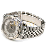 Rolex Datejust 116234 Steel and 18k White Gold 36mm Silver Index Dial Jubilee Watch