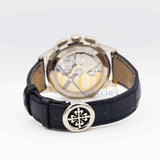 Patek Philippe Complications 5930G-001 White Gold Blue Opaline Guilloché Dial 39.5mm