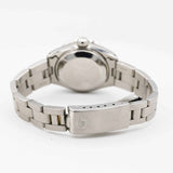 Rolex Ladies Date Ref. 6919 26mm Stainless Steel Blue Mother-of-Pearl Dial with Aftermarket Diamond Dial and Bezel