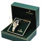 Rolex Datejust 69173 Two-Tone 18k Gold and Steel 26mm Black Dial Women's Watch