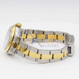 Rolex Datejust 69173 Two-Tone 18k Gold and Steel 26mm Black Dial Women's Watch
