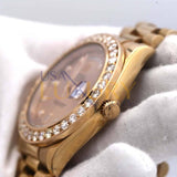 Rolex Day-Date II 218235-0008 41mm Everose Gold Pink Dial Diamond Watch