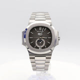 Patek Philippe Nautilus 5726/1A-001 40.5mm Stainless Steel Grey Dial Annual Calendar Moon Phase