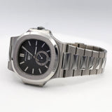 Patek Philippe Nautilus 5726/1A-001 40.5mm Stainless Steel Grey Dial Annual Calendar Moon Phase