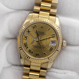 Rolex Datejust 31mm Ref. 178278 18k Yellow Gold Women's Watch