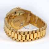 Rolex Day-Date II 218398BR 41mm Yellow Gold President Diamond Bezel Champagne Dial