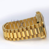 Rolex Day-Date II 218398BR 41mm Yellow Gold President Diamond Bezel Champagne Dial