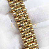 Rolex Day-Date II 218398BR 41mm Yellow Gold President Diamond Bezel Champagne Dial