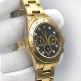 Rolex Daytona 16528 Yellow Gold 40mm Black Dial