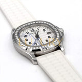 Patek Philippe Aquanaut Luce 5067A-024 Glitter White 35.6mm Steel Women's Watch