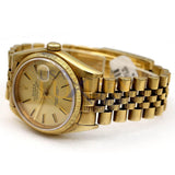 Rolex Datejust 16078 36mm 18k Yellow Gold Champagne Dial