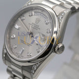 Rolex Day-Date 118296 Platinum 36mm Silver Dial President Bracelet