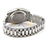 Rolex Day-Date 118296 Platinum 36mm Silver Dial President Bracelet