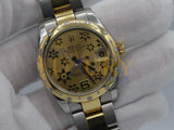 Rolex Lady-Datejust 178343 Steel and Yellow Gold 31mm Floral Motif Dial