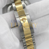 Rolex Datejust II 116333 41mm Steel and 18k Yellow Gold Black Roman Dial Watch
