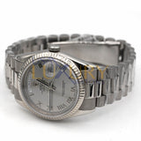 Rolex Day-Date 36 Ref. 118239 18k White Gold President with Grey Dial