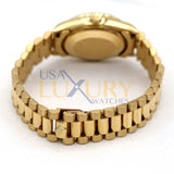 Rolex Datejust 68278 31mm 18k Yellow Gold President Bracelet Champagne Dial
