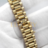 Rolex Datejust 68278 31mm 18k Yellow Gold President Bracelet Champagne Dial