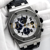 Audemars Piguet Royal Oak Offshore Chronograph 26170ST.OO.D305CR.01 Steel 42mm Blue Leather Strap