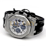 Audemars Piguet Royal Oak Offshore Chronograph 26170ST.OO.D305CR.01 Steel 42mm Blue Leather Strap