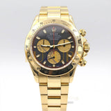 Rolex Daytona 116528 18k Yellow Gold Black Dial 40mm Automatic Chronograph