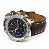 Breitling Navitimer World A2432212 Blue Dial Steel 46mm Men's Watch