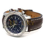 Breitling Navitimer World A2432212 Blue Dial Steel 46mm Men's Watch